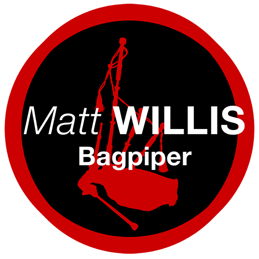 Matt Willis Bagpiper logo